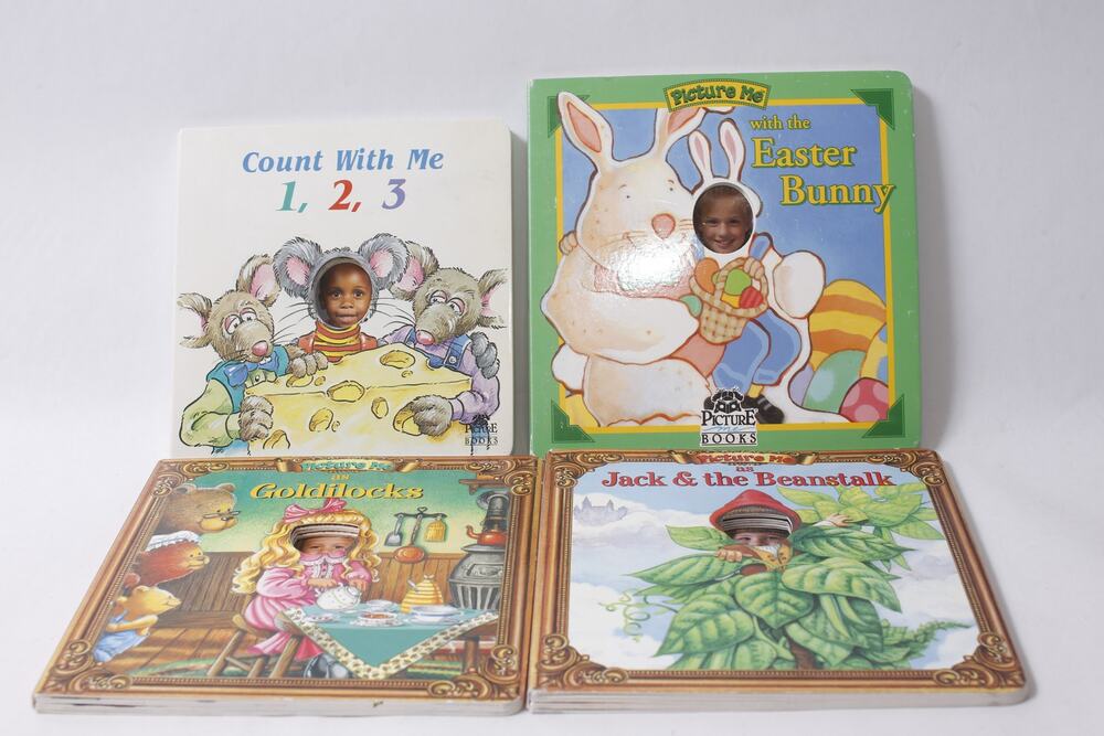Picture Me Books – Set of 4, Late 1990s Board Book Set, Lot, Toddler Photo book